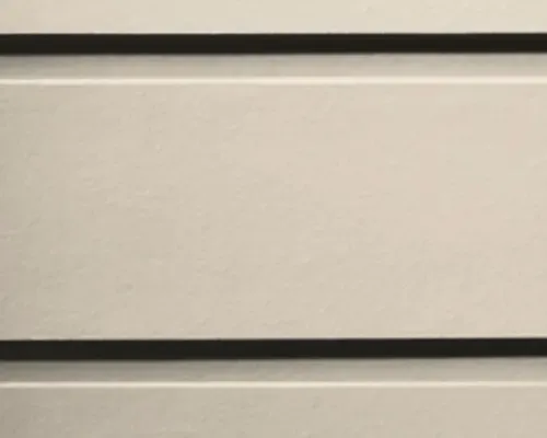 A cream swatch of the Colonial Smooth James Hardie HardiePlank Lap Siding.