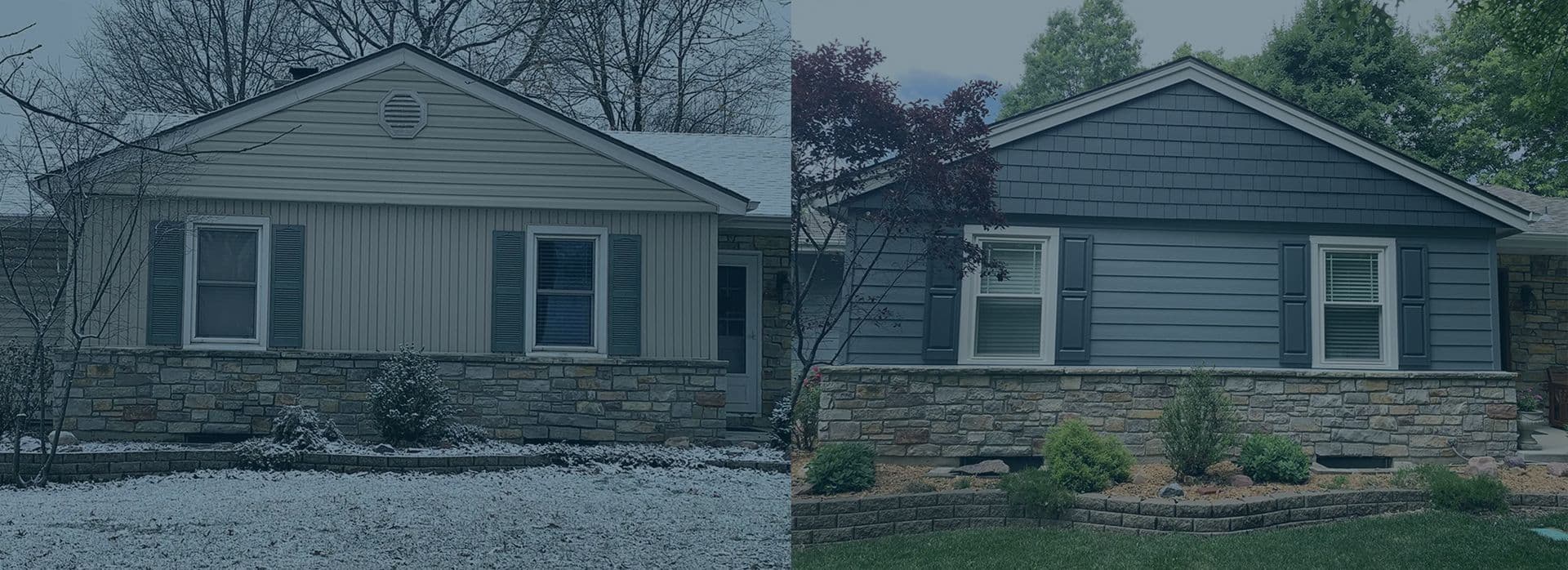 Gorgeous James Hardie Siding Updates Merriam, KS Ranch-Style Home.